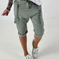 Baggy Short mit Schnürdetail - khaki