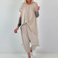Oversized T-shirt - beige