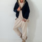 2 in 1 Jacke mit Leo-Print - dunkelblau