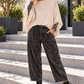 Sweater mit Turn-Up-Ärmeln - beige