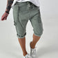 Baggy Short mit Schnürdetail - khaki