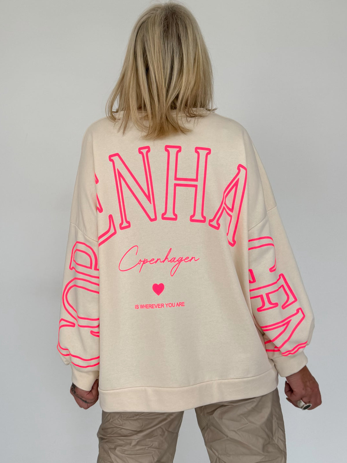 Oversized Sweater Copenhagen - beige