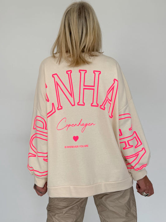 Oversized Sweater Copenhagen - beige