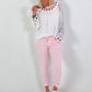 Silk Tunic with Crocheted Neckline - White