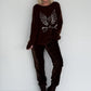 Weicher Pullover My Angel - mokka