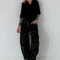 Weicher Strickpullover mit Polokragen - schwarz