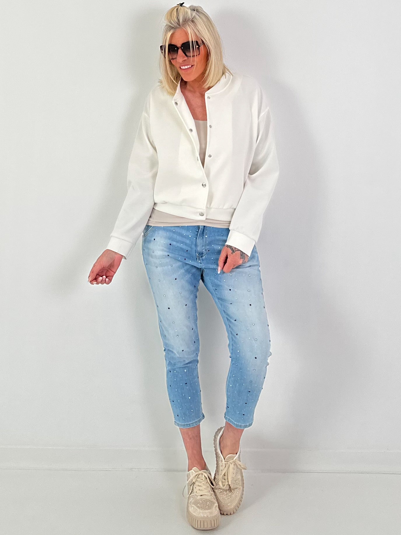 College Jacket - ecru