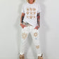 T-shirt with shell print - white