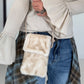 Kleine Felltasche / Phone Bag - creme
