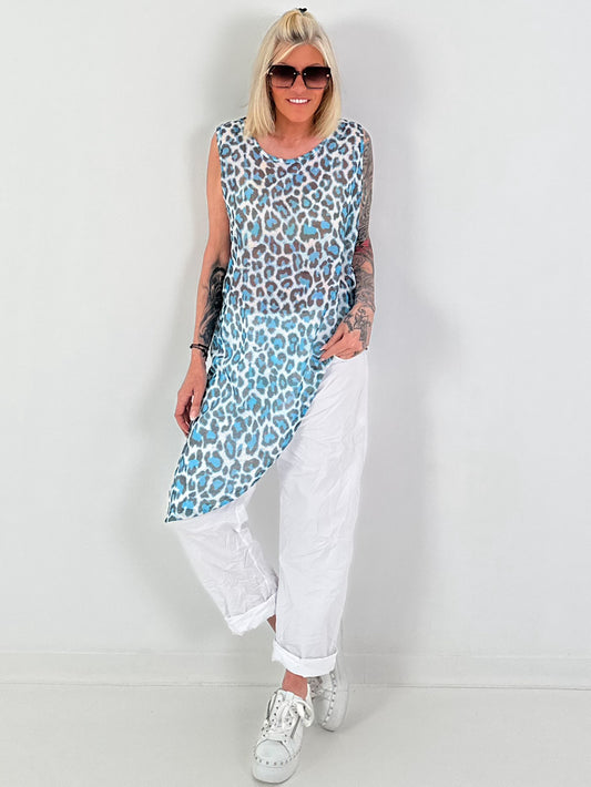 Netztop Leo asymmetrisch - hellblau
