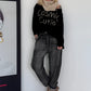Baggy Jeans - used grey