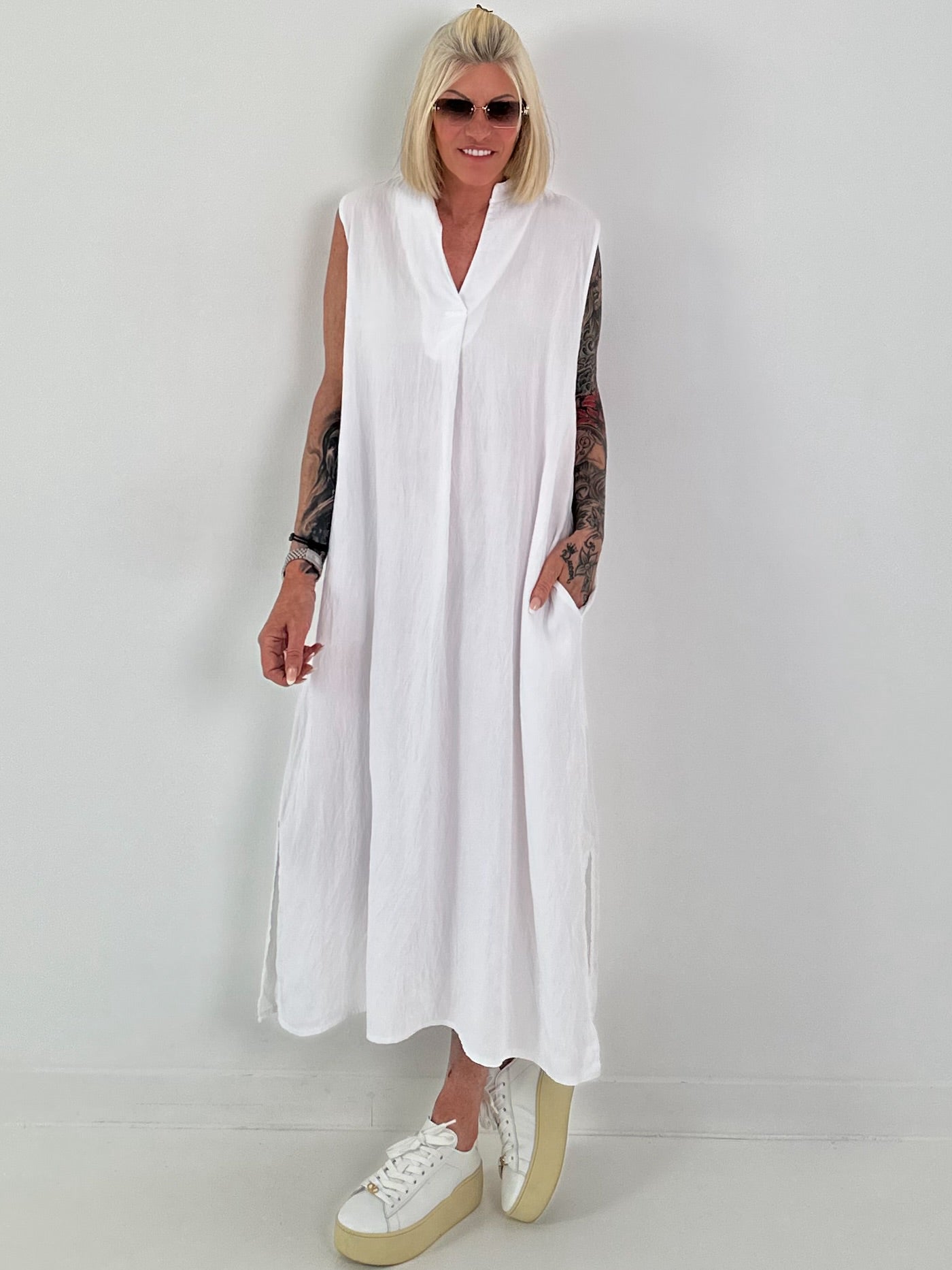 Luftiges Kleid - weiss