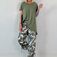Oversized T-Shirt - oliv