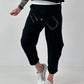Sweatshirt Hose mit lässigen Details - schwarz