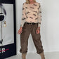 Cashmere Shirt mit Tierprint - Leopard/Tiger