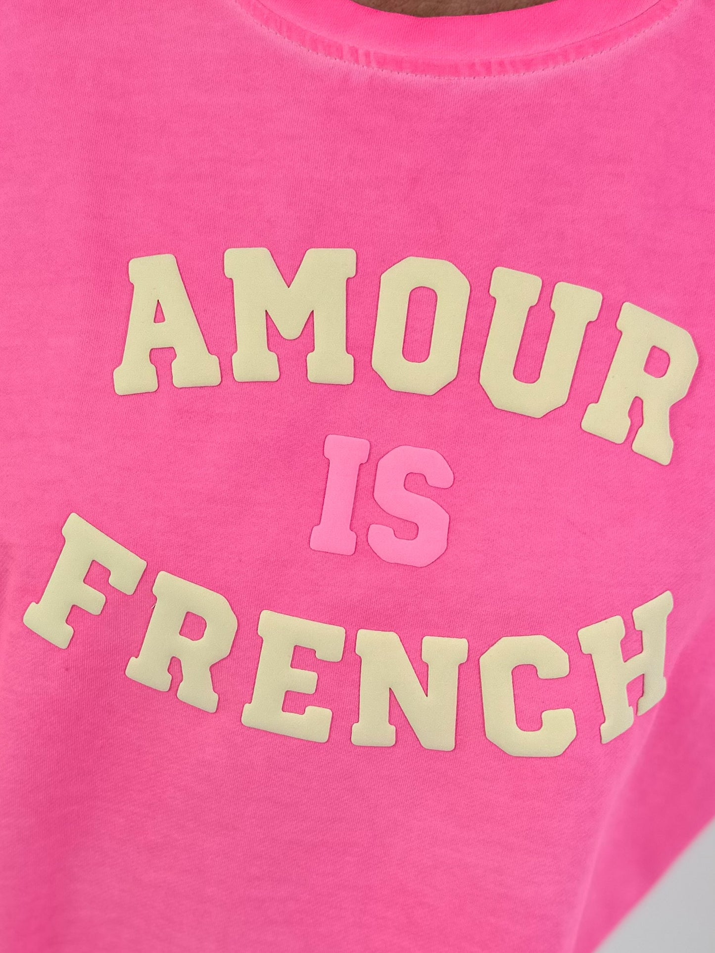 Two-piece set Amour - neon pink