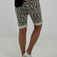 Kurze Hose im Leo Look- gelb