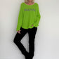 Weicher Pullover Whatever - grün