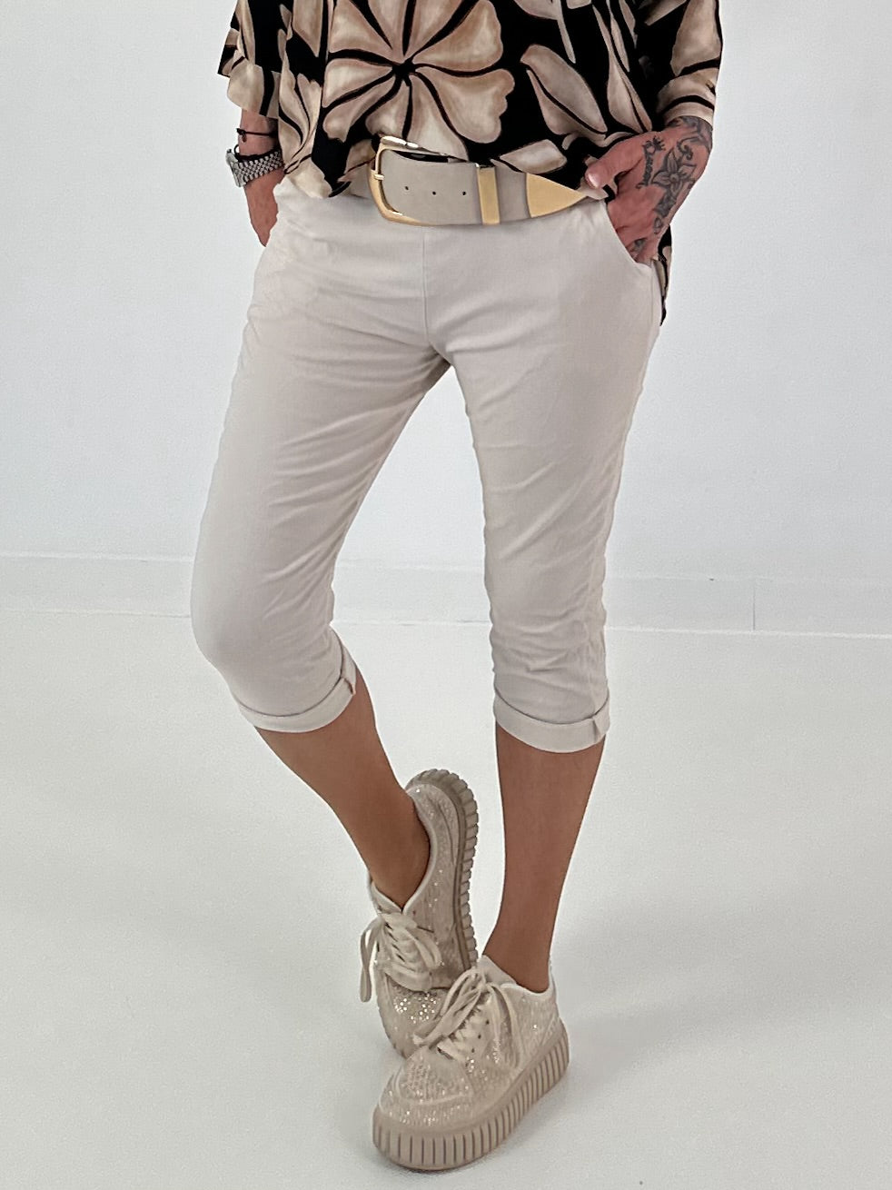 Capri Hose  - beige