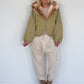 Bomberjacke mit Fake Fur Einsatz - khaki-mehrfarbig