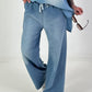 Wide leg jeans - blue
