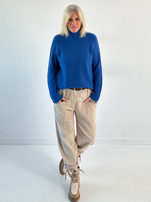 Trui model "Minimal Chic" - blauw