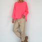 Oversized Sweater Copenhagen - neon pink