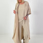 Lightweight long coat - beige