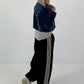 Pants with elastic waist - black