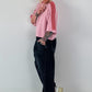 Pullover mit halbem Arm - rosa