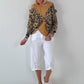Tunika mit integrierten Top - Leo camel