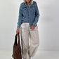 Casual denim shirt - denim