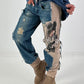 Jogg-Jeans im used Look Moonwalk Mouse - denim