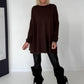 Longpullover - mokka