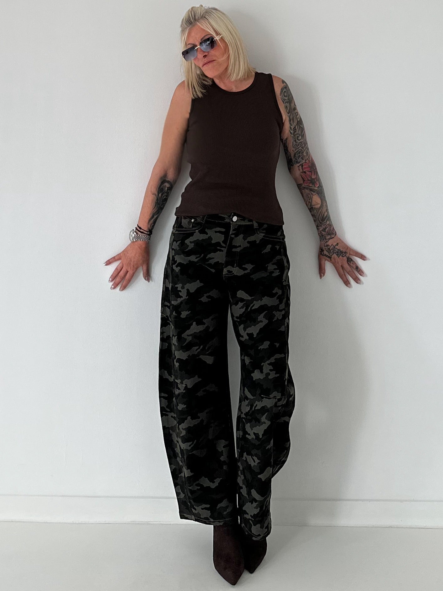 Ripp Tank Top  - mokka