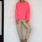 Oversized Sweater Copenhagen - neon pink