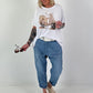 T-shirt Vespa - white-beige