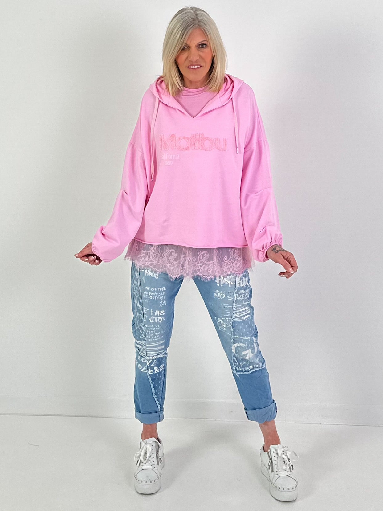 Hoodie Malibu - rosa