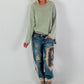 Oversized Shirt stone washed - khaki