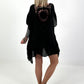 Ibiza Tunic with Crochet Insert - Black