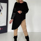 Hose in Wildlederoptik mit elastischem Bund - camel