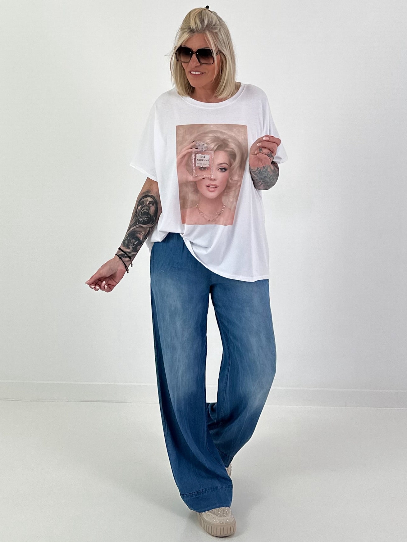 T-Shirt Perfume - white-beige