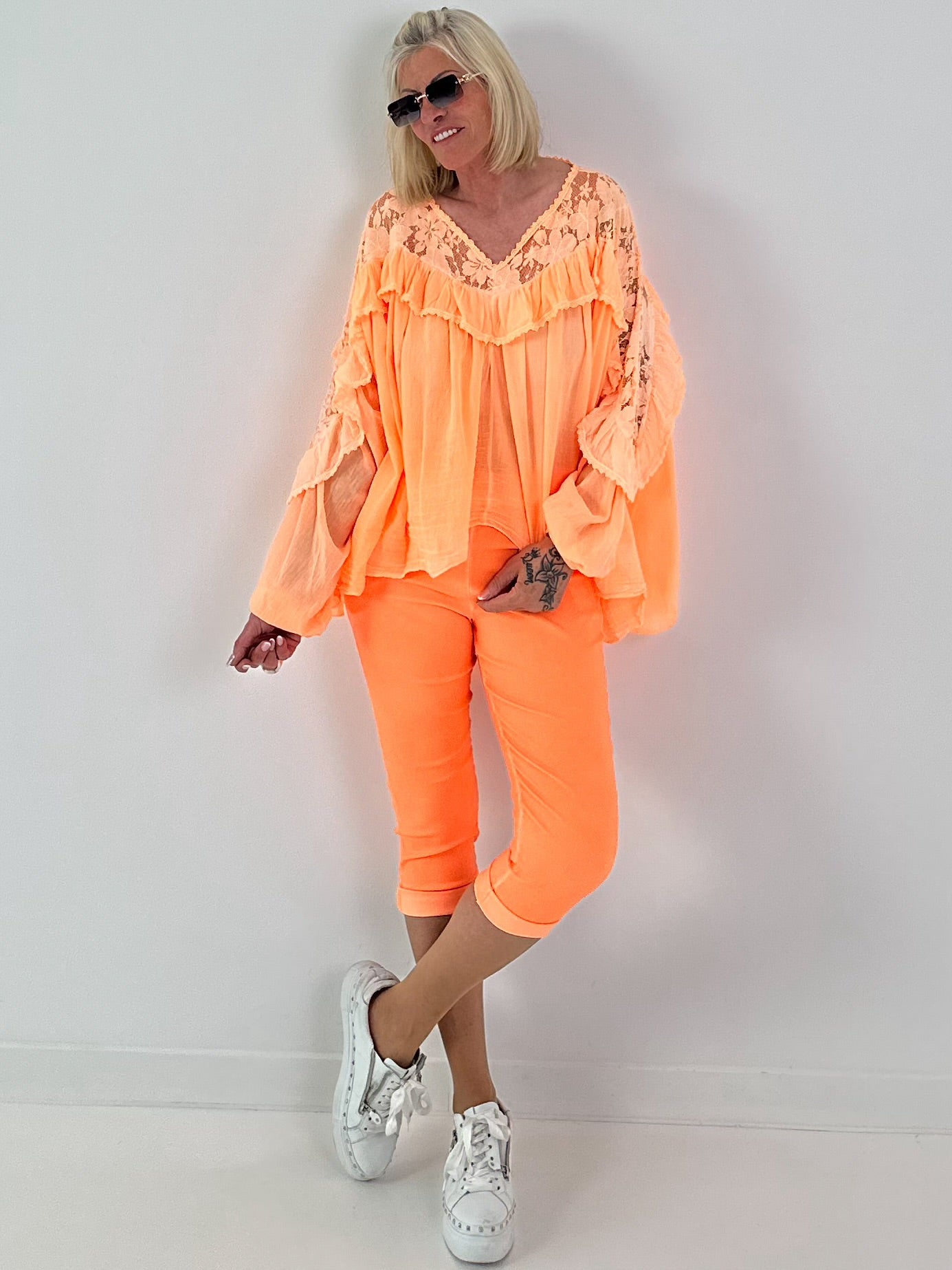 Baby-Doll Tunika - neonorange