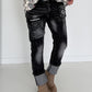Jeans Fashion Smiley - used-black