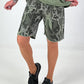 Sweat Short Camouflage mit Nieten - khaki-mehrfarbig