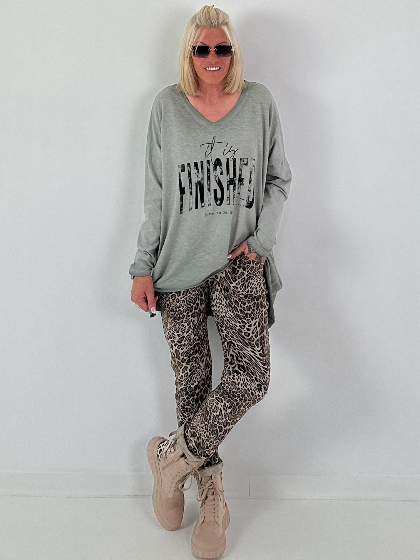 Oversized Shirt Finished - khaki