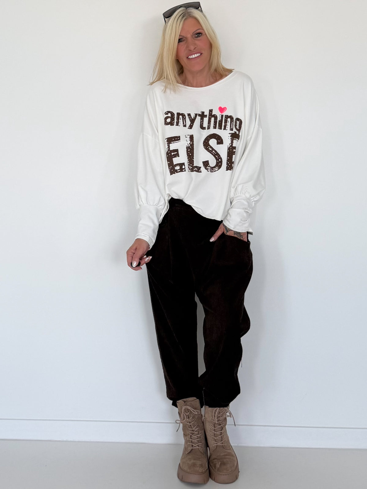 Sweater Anything Else - weiss