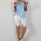 Neckholder Top -hellblau