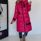 Cuel down coat - pink