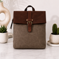 Backpack in vintage leather look - Soil - coffee